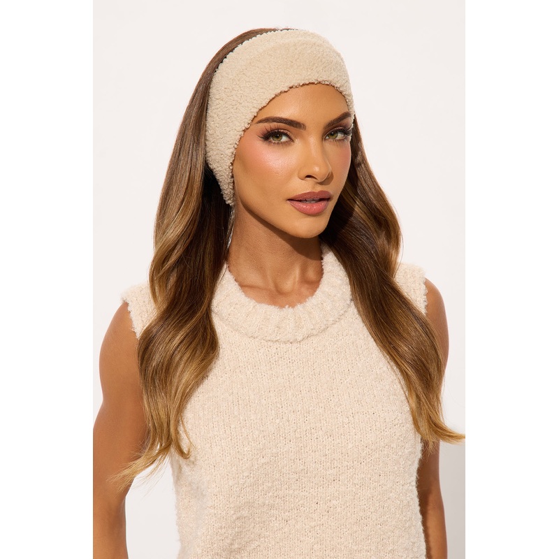 Ready For The Cold Sherpa Headband – Ivory