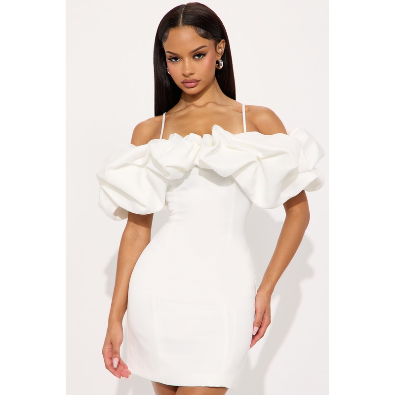 Tall Lola Mini Dress – White