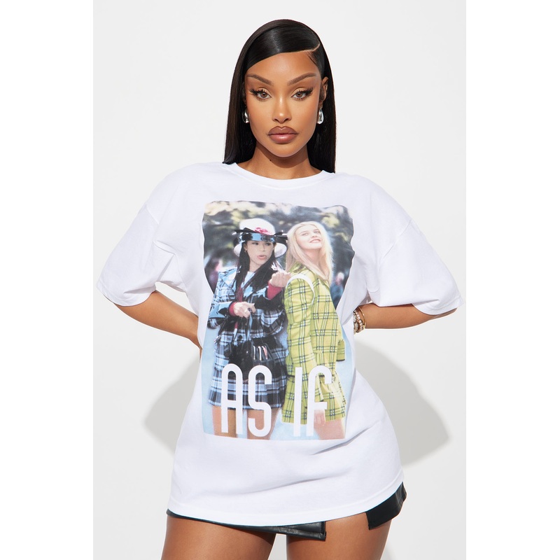Clueless Cher And Dion Tee – White