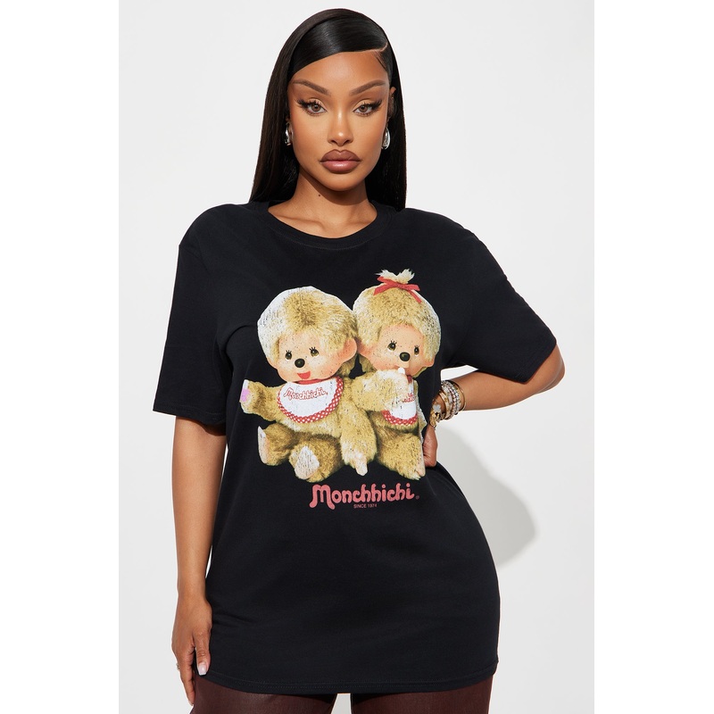 Monchhichi Tee  – Black