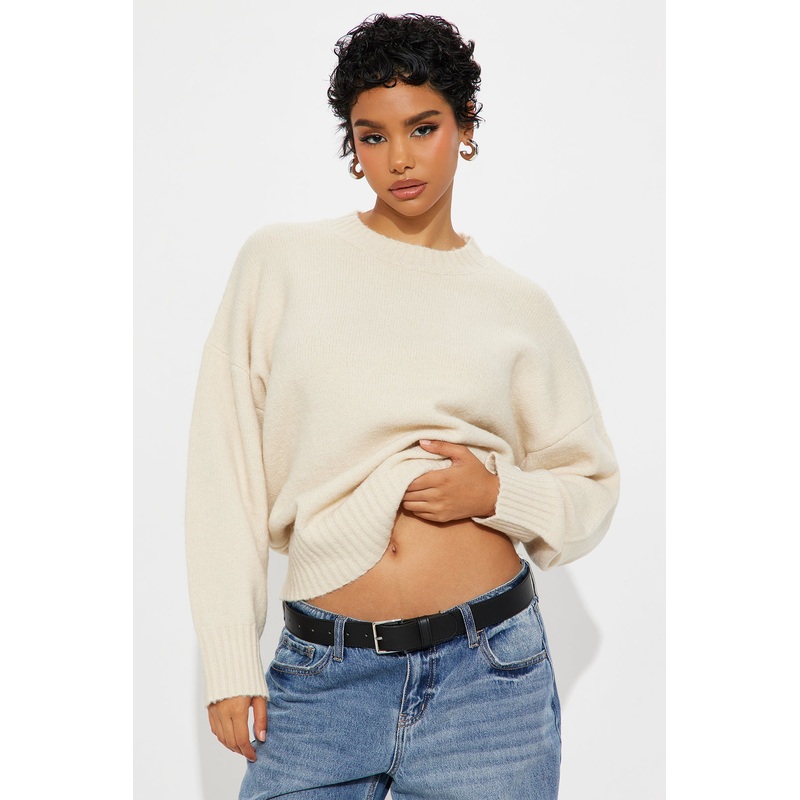 On Wednesdays Pullover Sweater – Cream