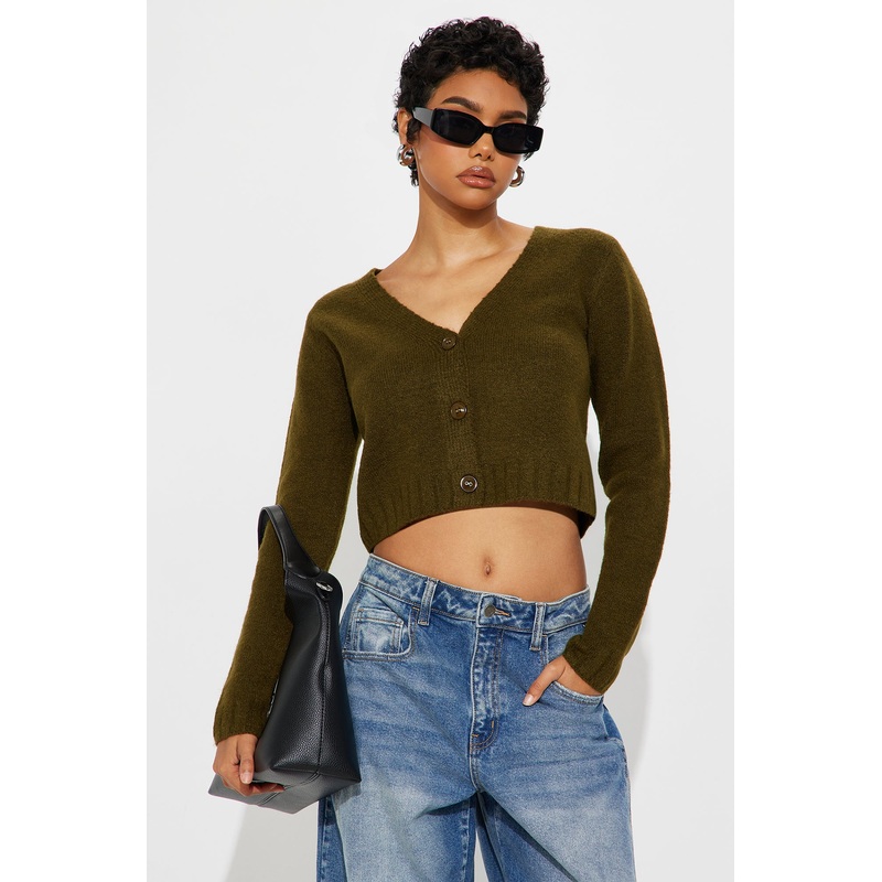 Warm Me Up Cardigan – Olive