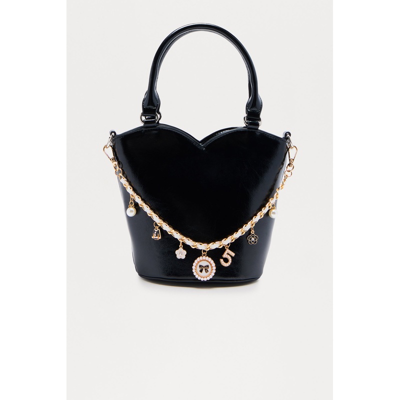 Girly Things Handbag Chain – Gold/Black