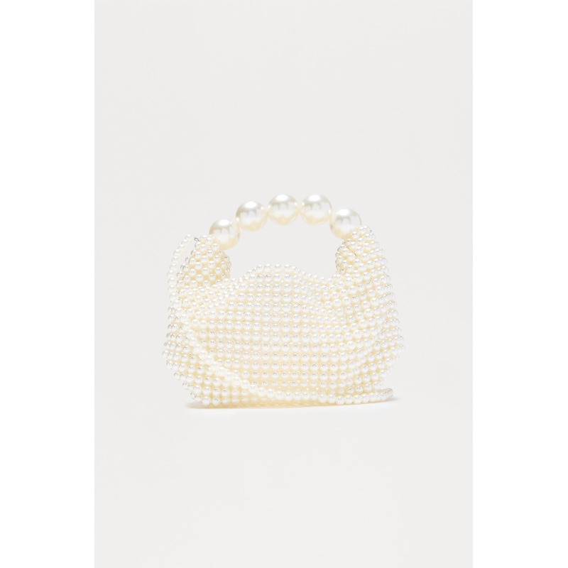 Sincerely Yours Pearl Clutch Handbag – Ivory