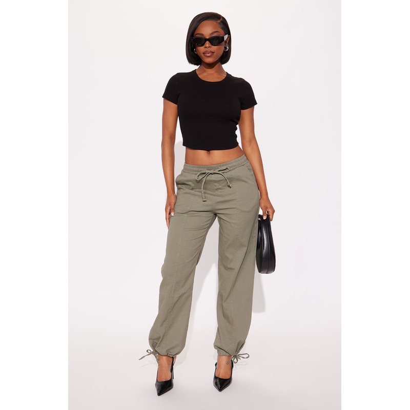 Down In Harlem Jogger Pant – Military Green