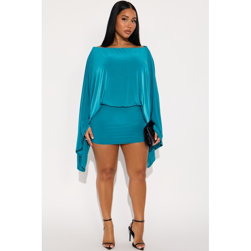 Oh The Drama Skirt Set – Teal