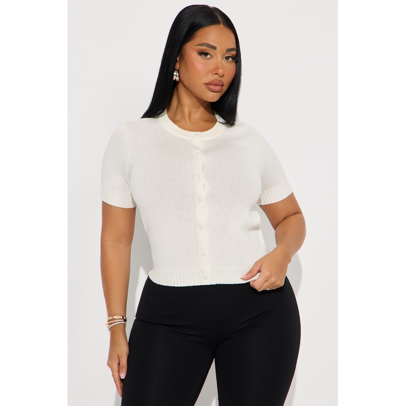 Tea For Me Cardigan – Cream