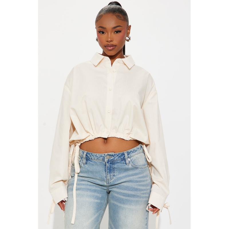 Perfect Illusion Poplin Shirt – Sand
