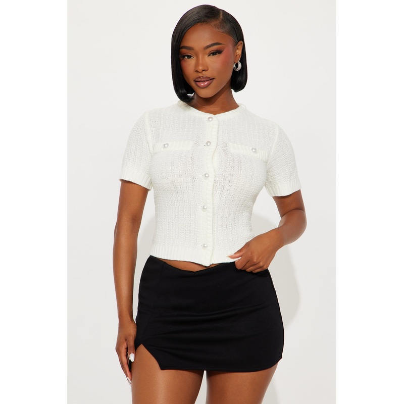 High Tea Girl Cardigan – White