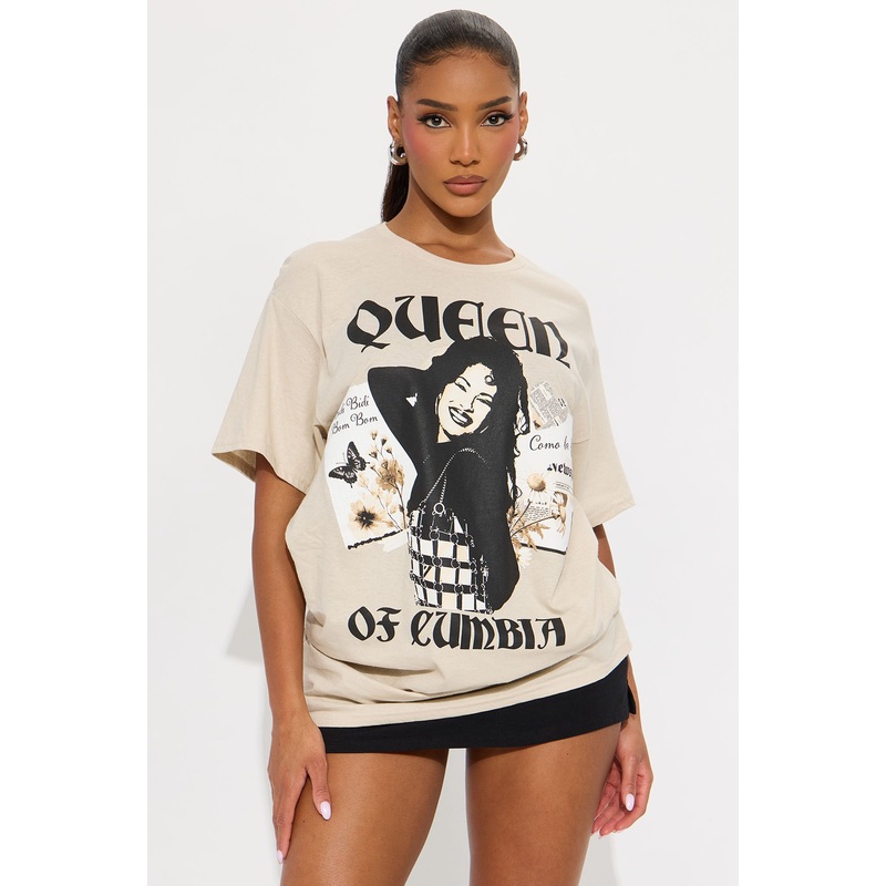 Selena Queen Of Cumbia Tee – Cream