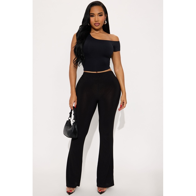 Waiting On You Flare Pant 32 – Black