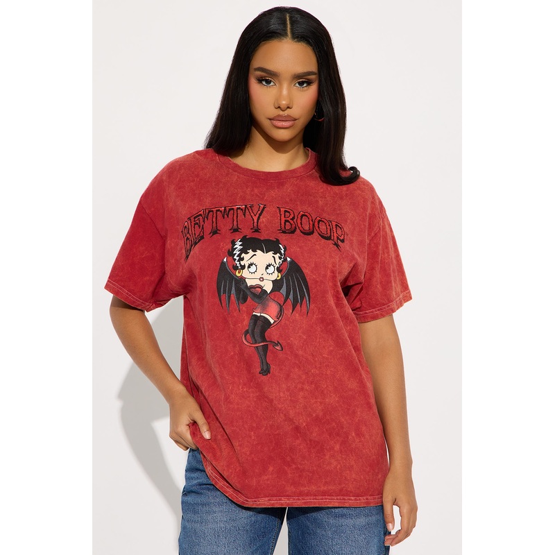 Betty Zombie Washed Tee – Red
