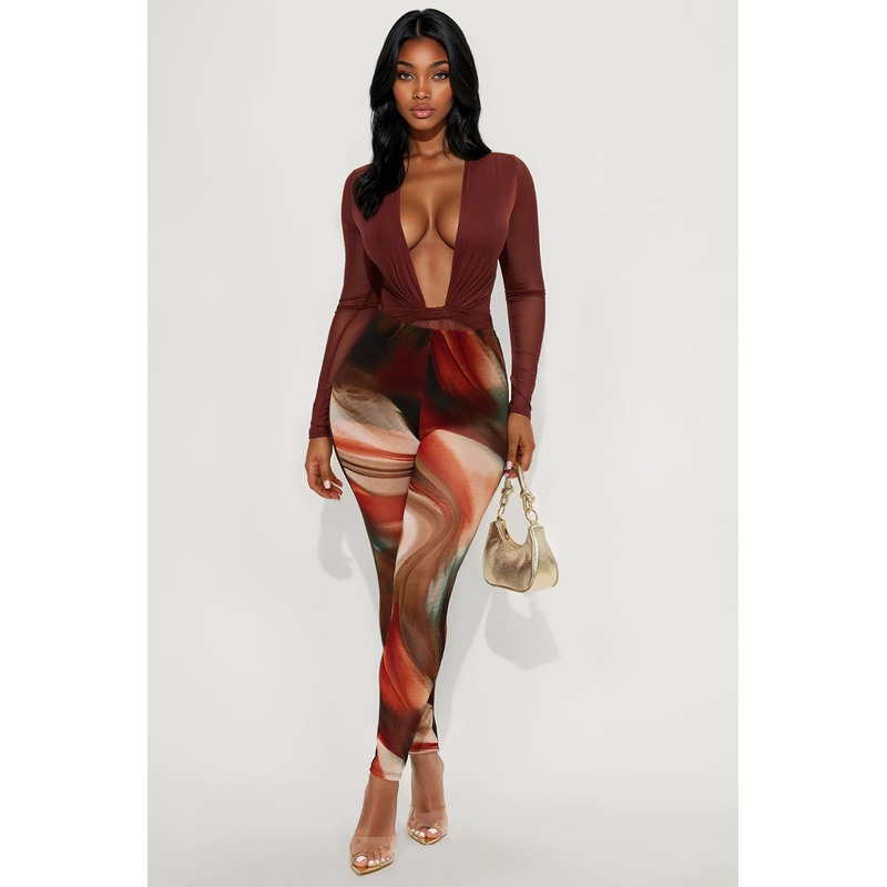 Bombshell Strut Low Rise Mesh Legging – Black/combo