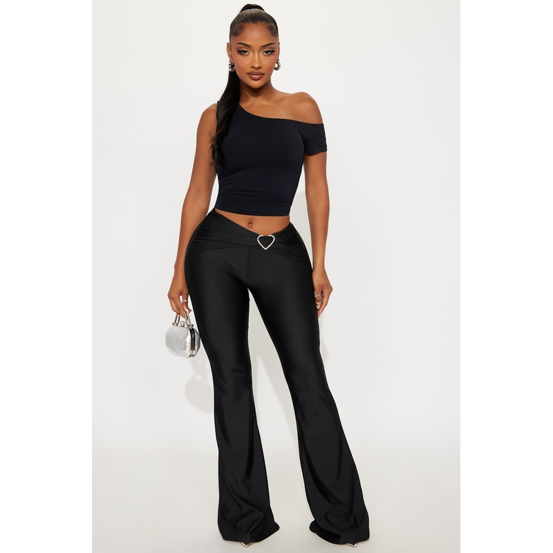 Breaking Hearts Flare Pant 34 – Black