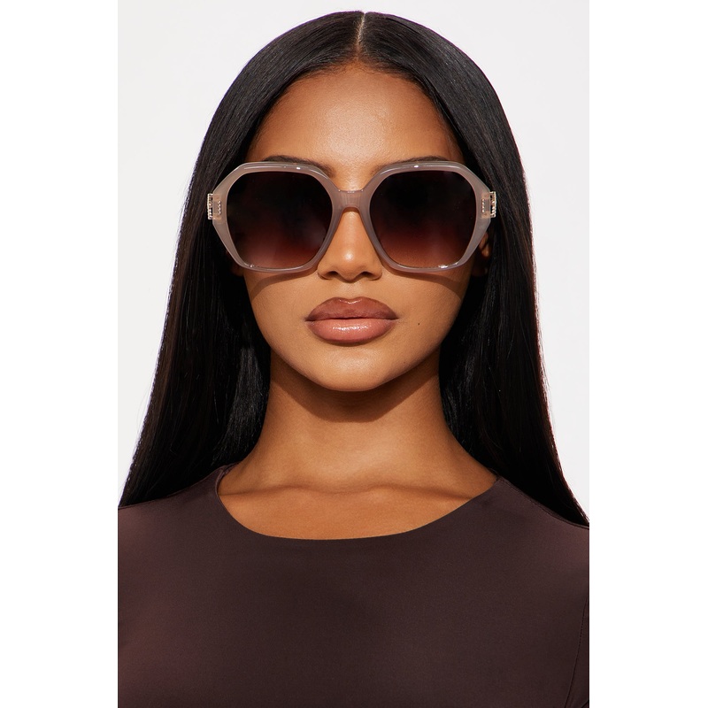 Dawn And Dusk Rounded Sunglasses – Peach/combo