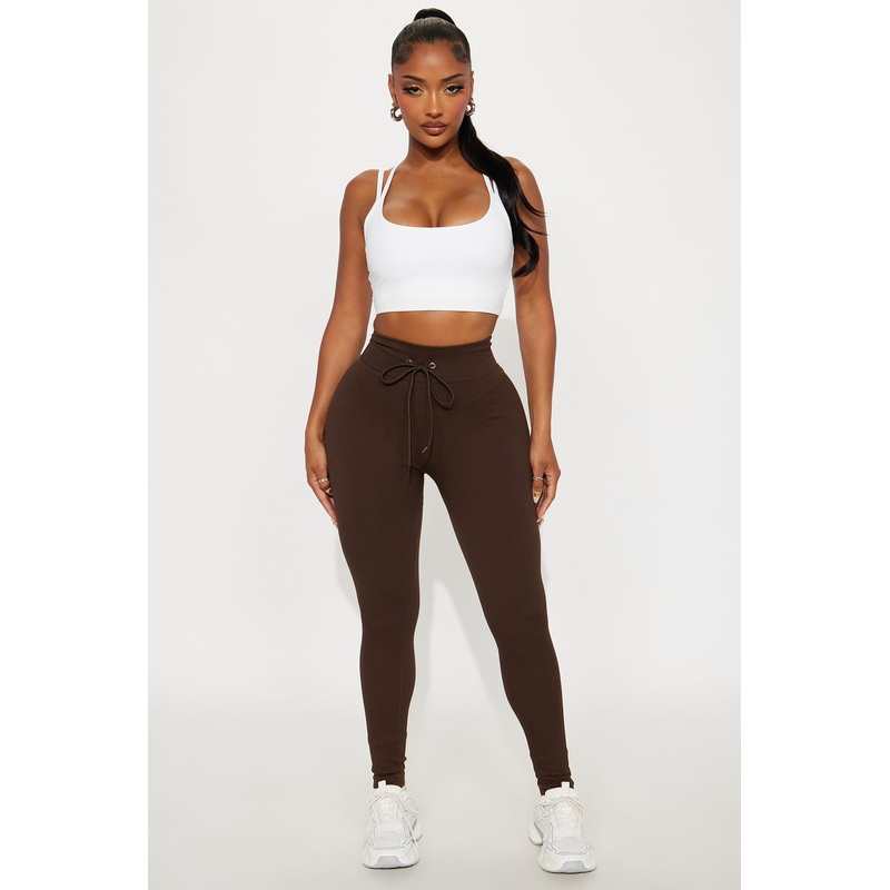 Feel The Burn Active Legging – Chocolate