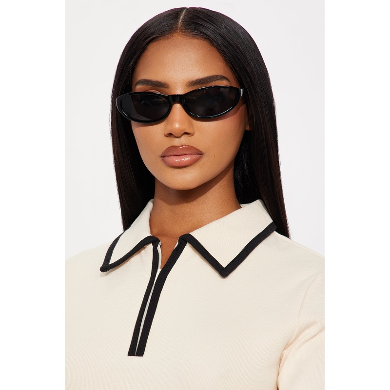 The Visionary Round Sunglasses – Black