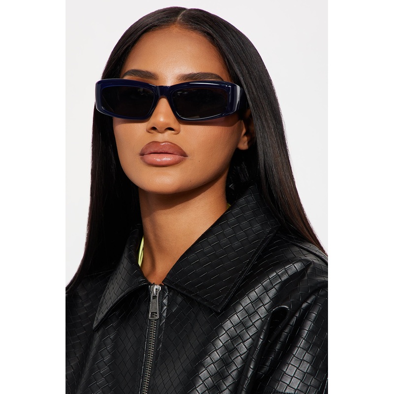 Top Down Square Sunglasses – Blue