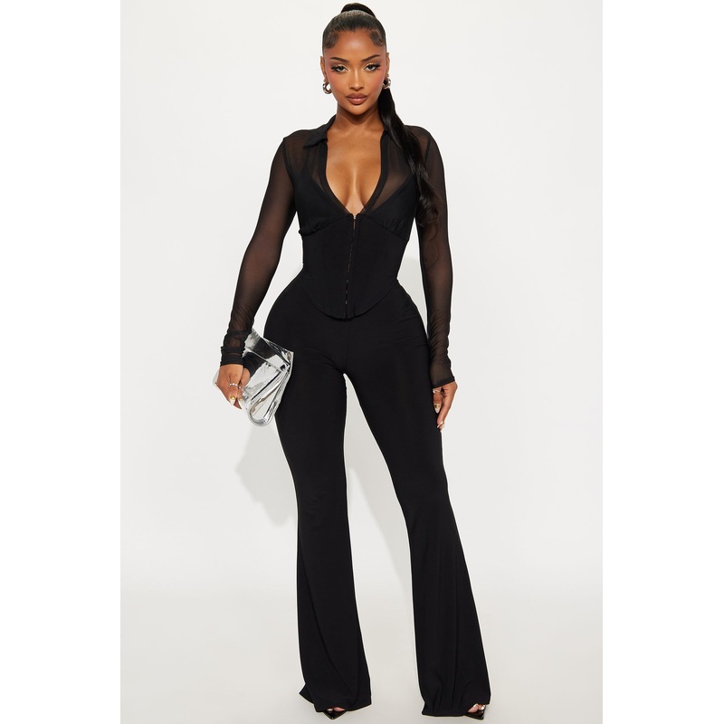 Vice Mode Corset Pant Set – Black