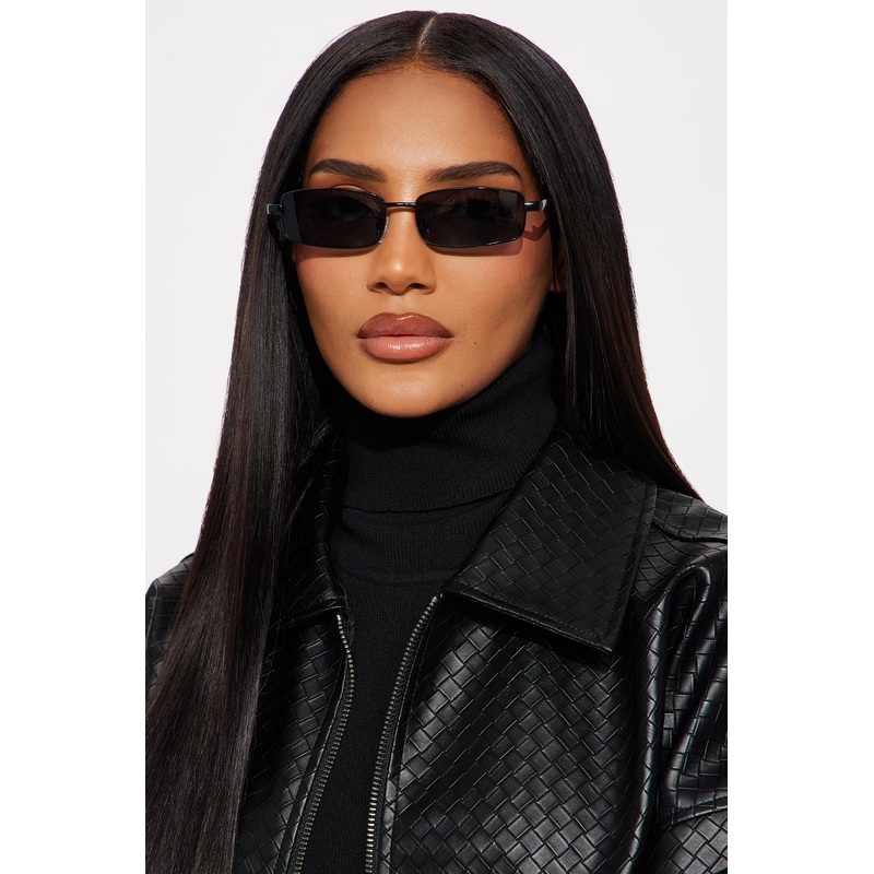 Year 2000 Square Sunglasses – Black