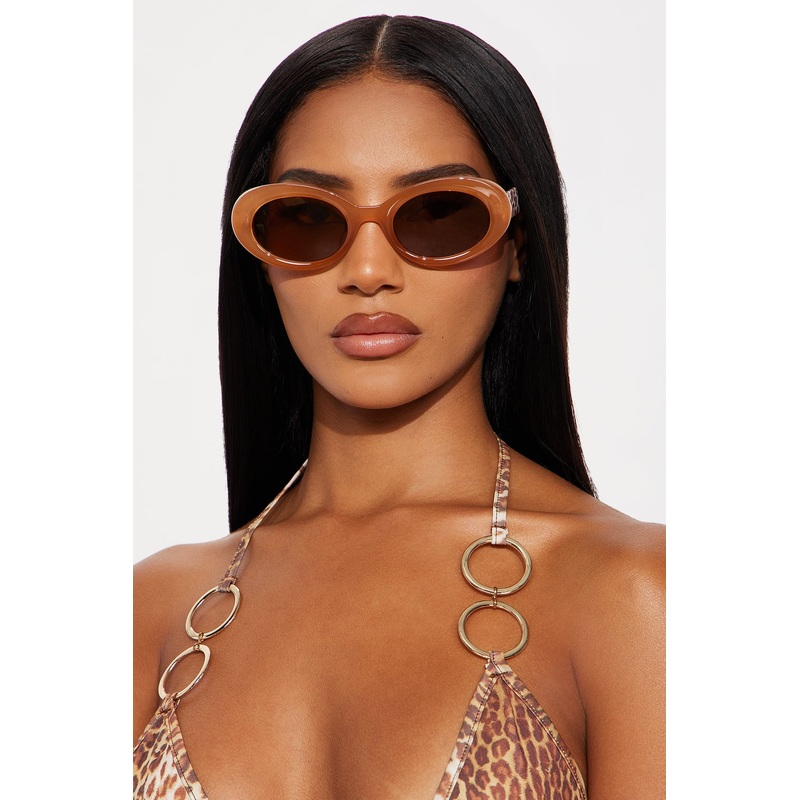 Wild Side Round Sunglasses – Brown/Combo