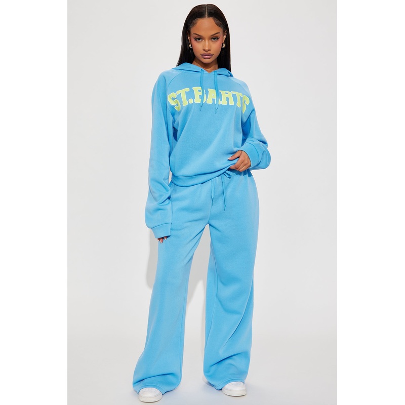 Coastal Chill Hoodie Pant Set – Blue