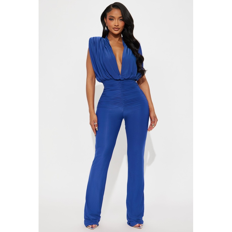 Sleek Seduction Jumpsuit – Royal