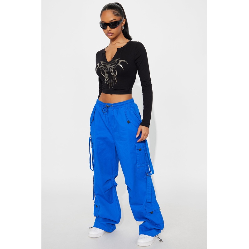 Don’t Mess Around Cargo Pant – Royal