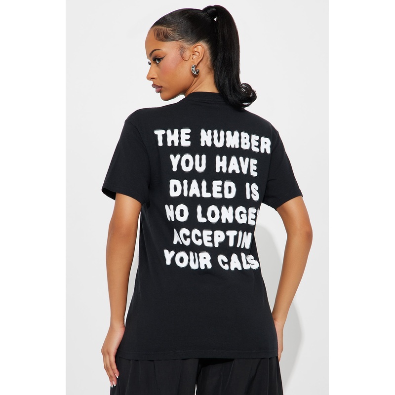 Get Lost Vintage Washed Tee – Black