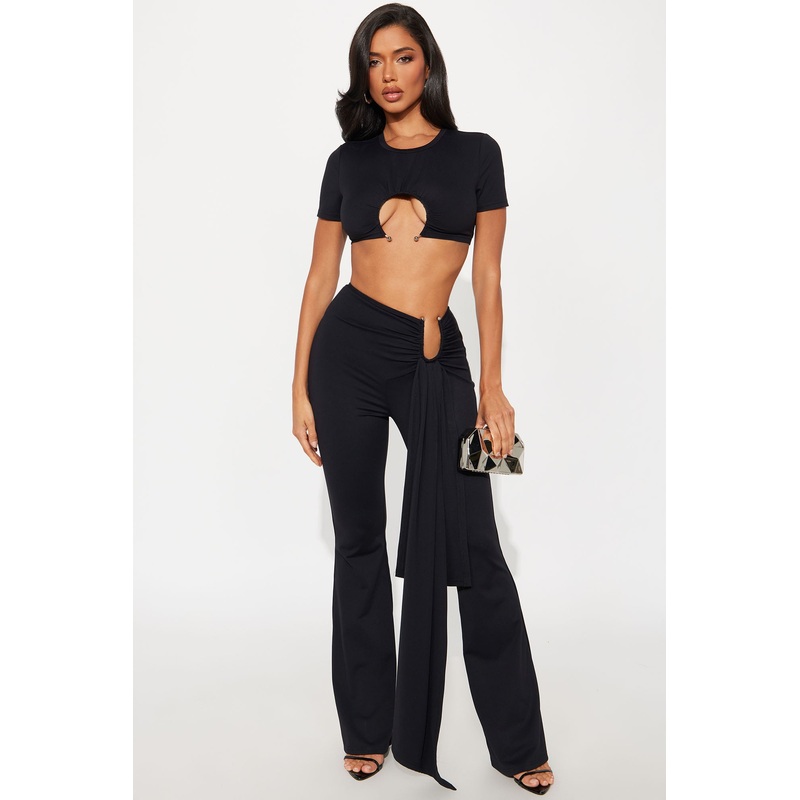 Miami Nights Pant Set  – Black