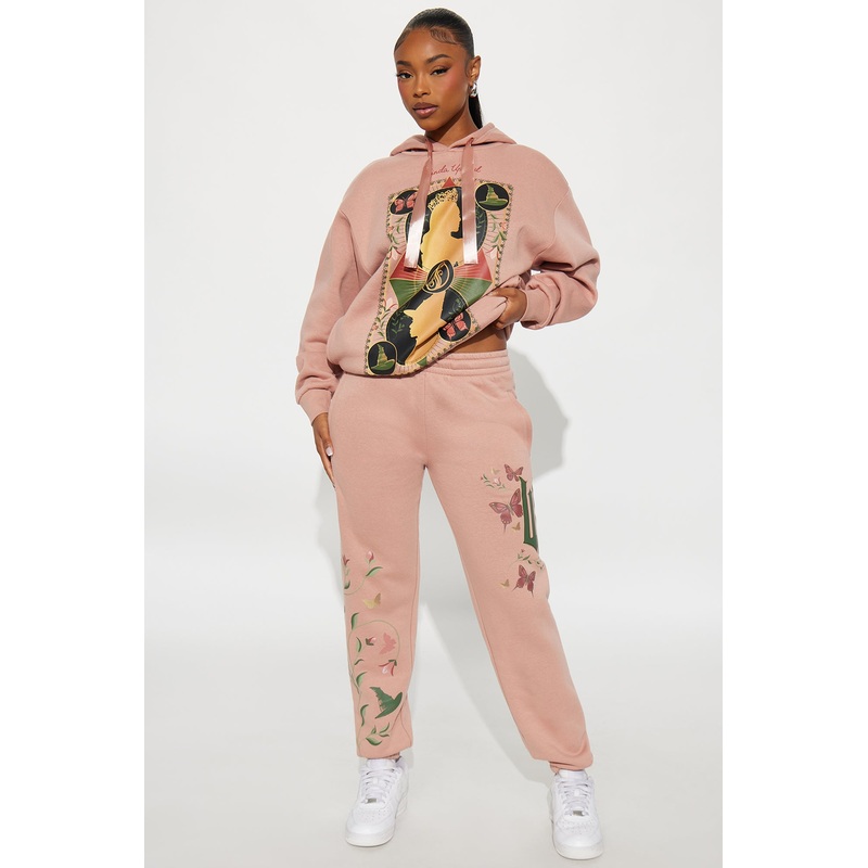 Wicked Glenda & Elphaba Fleece Pants – Pink