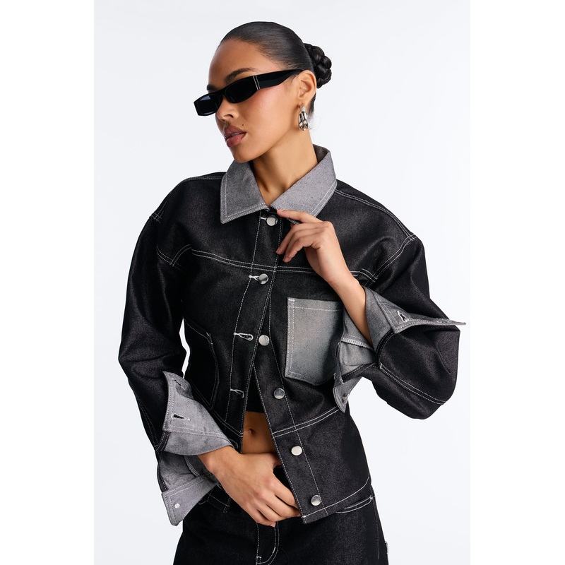 Double Agent Denim Jacket – Black Wash