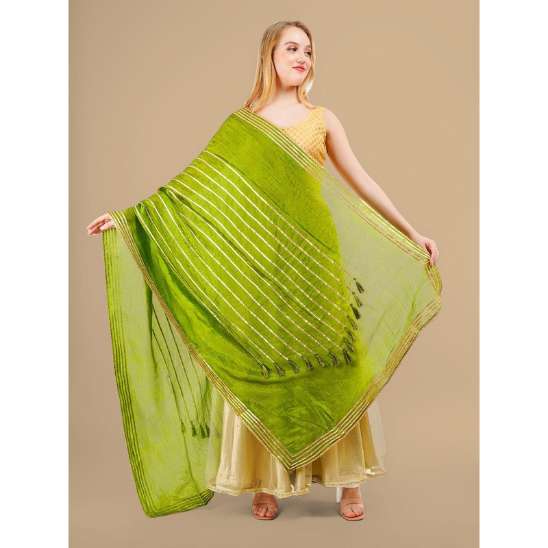 Karthav Fashion Tessel Gotta Patti Work Dupatta