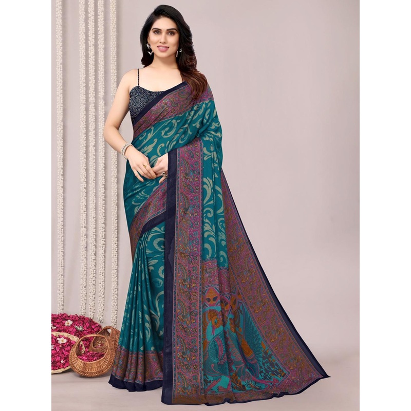 MIRCHI FASHION Ethnic Motifs Printed Saree