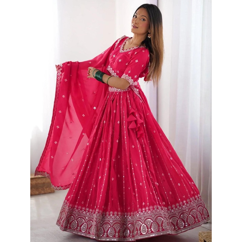 Pink Premvati Lehenga KF