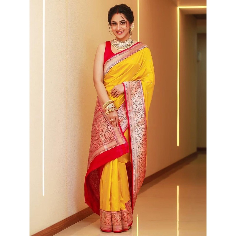 Shriyangan Zari Art Silk Kanjeevaram Saree