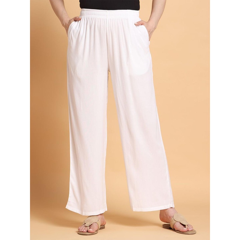 Vivika Women Straight Fit Ethnic Palazzos