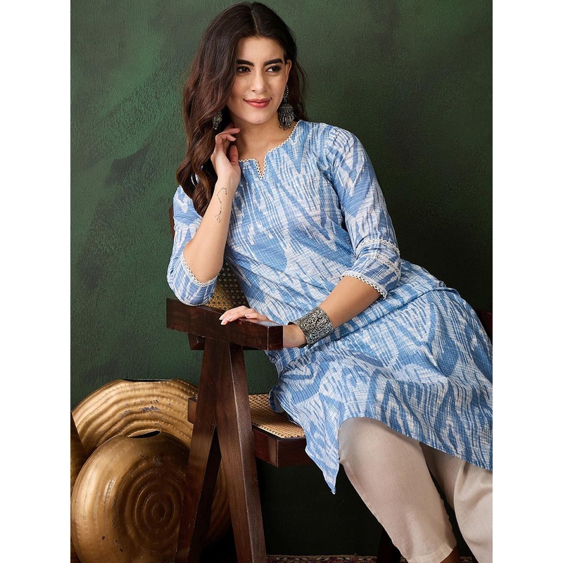 Sangria Printed Floral Kurta