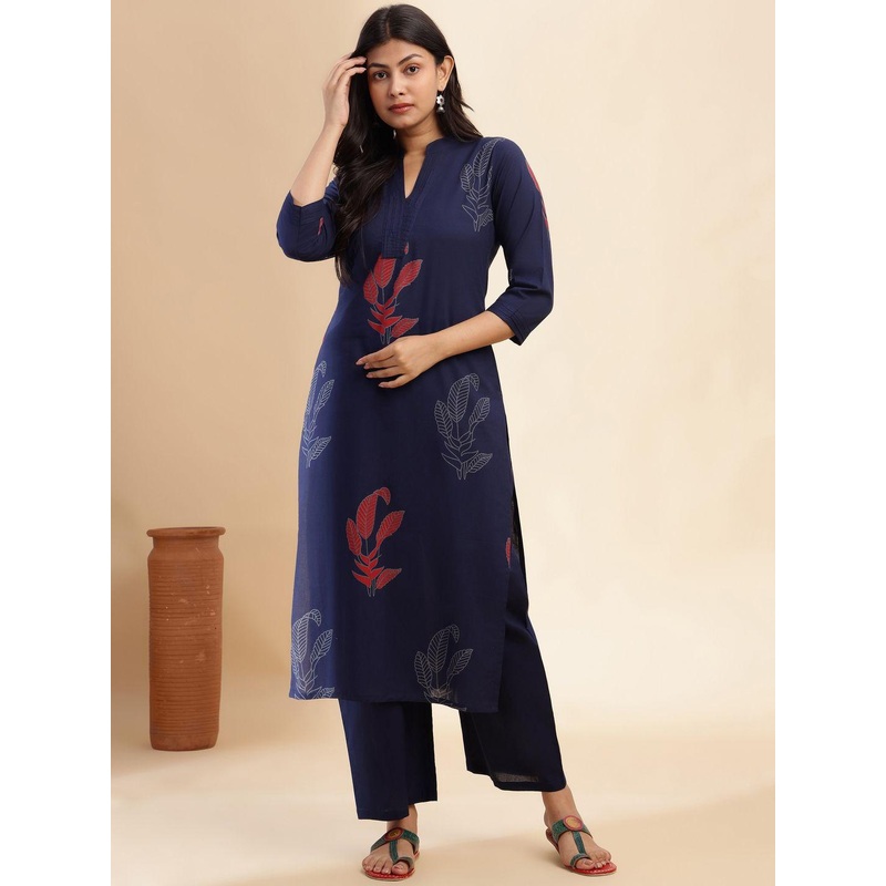 Vbuyz Women Floral Printed Regular Kurta with Palazzos