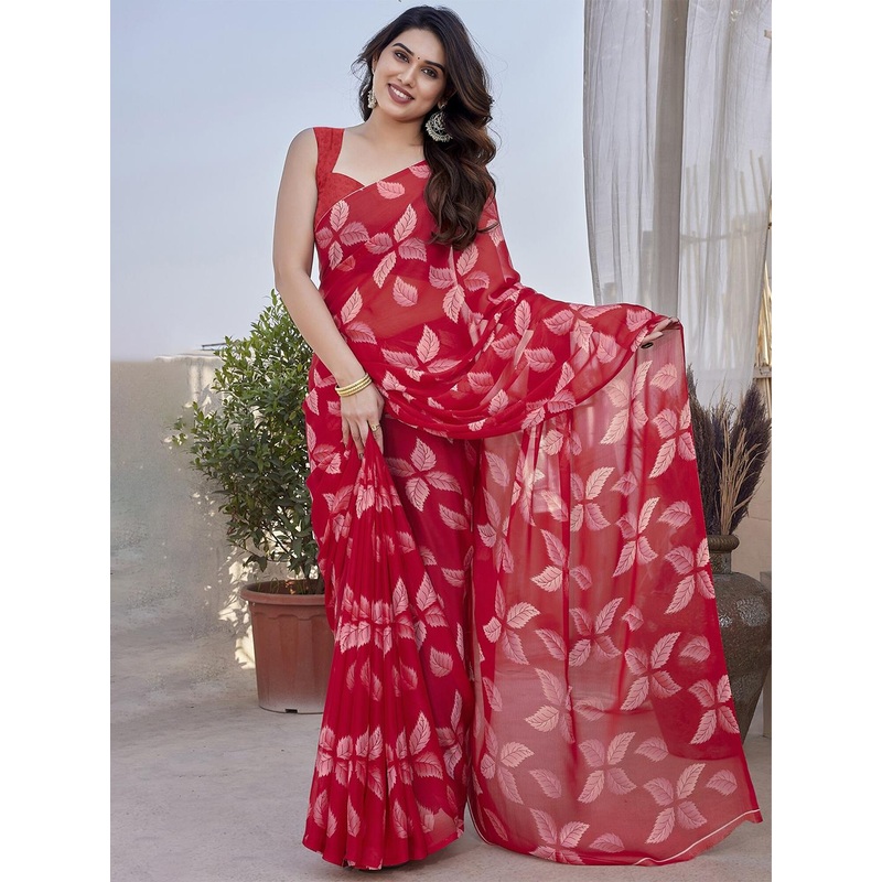 KALINI Floral Printed Saree