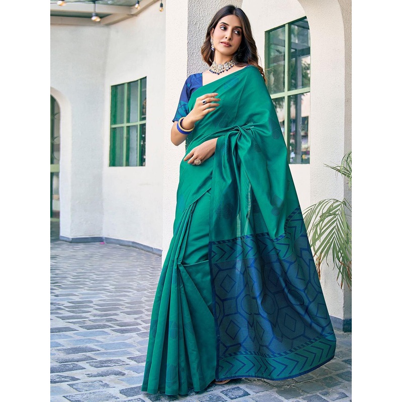 KALINI Woven Design Silk Blend Saree