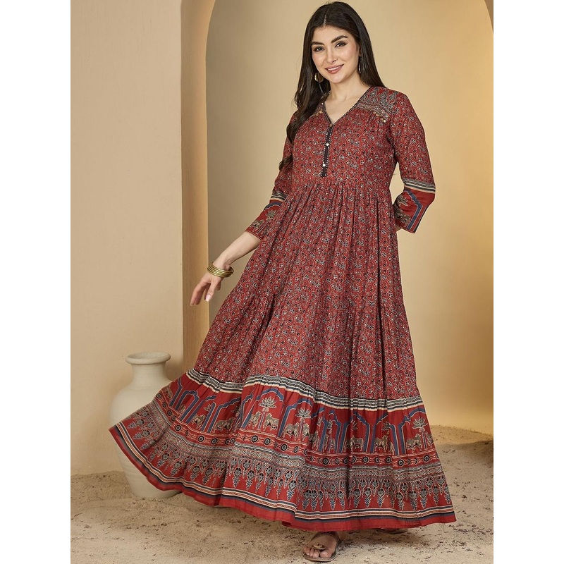 KIMAYRA Women Floral Anarkali Kurtas