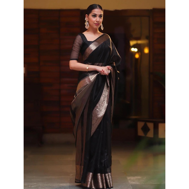 Panzora Woven Design Zari Kanjeevaram Saree