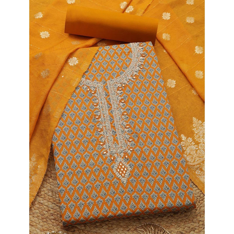 Soch Printed Unstitched Dress Material