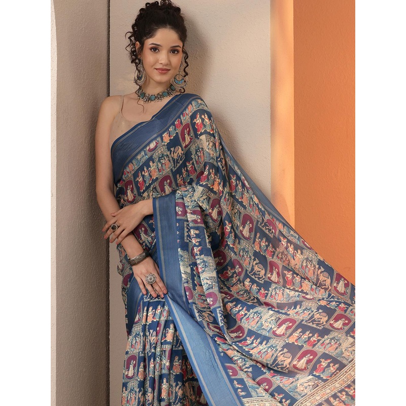 Libas Ethnic Motifs Pure Georgette Saree