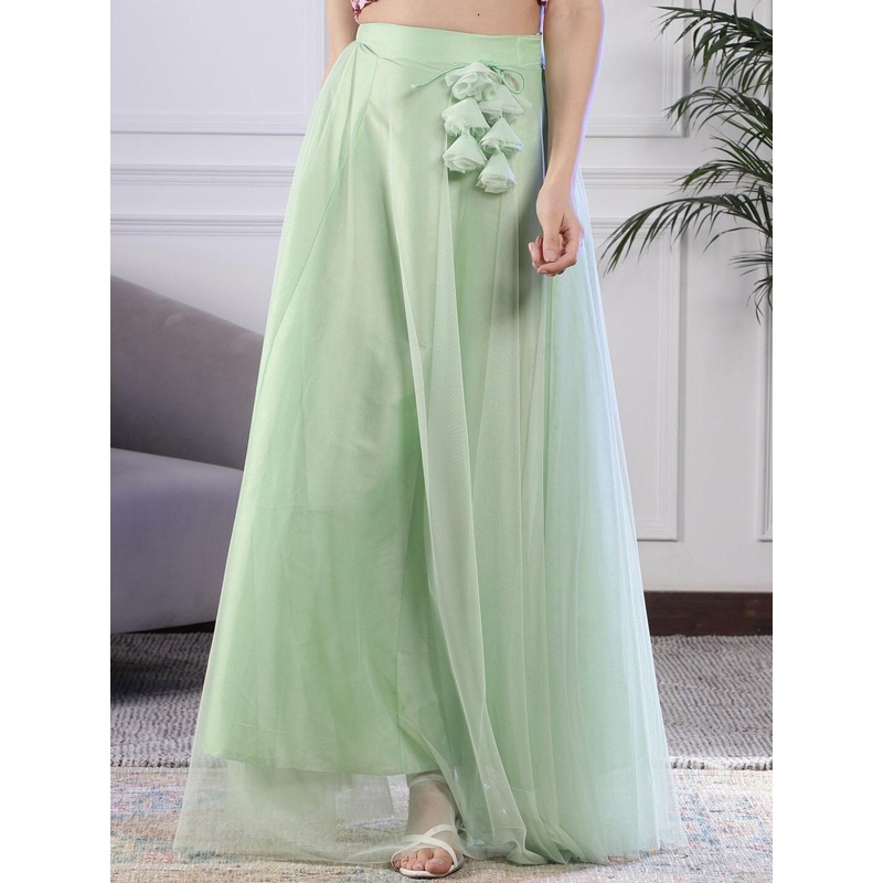 NEUDIS Flared Maxi Lehenga Skirt