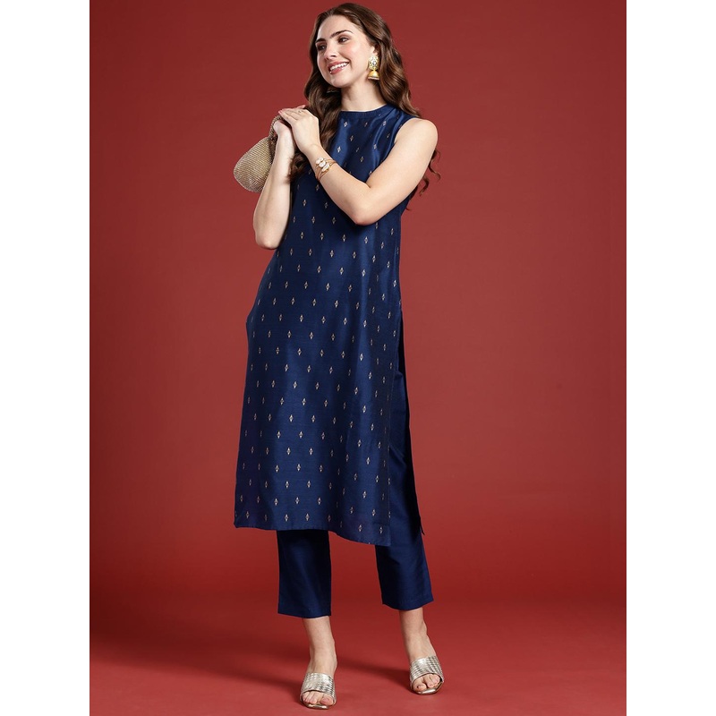 Anouk Printed Regular Kurta with Trousers