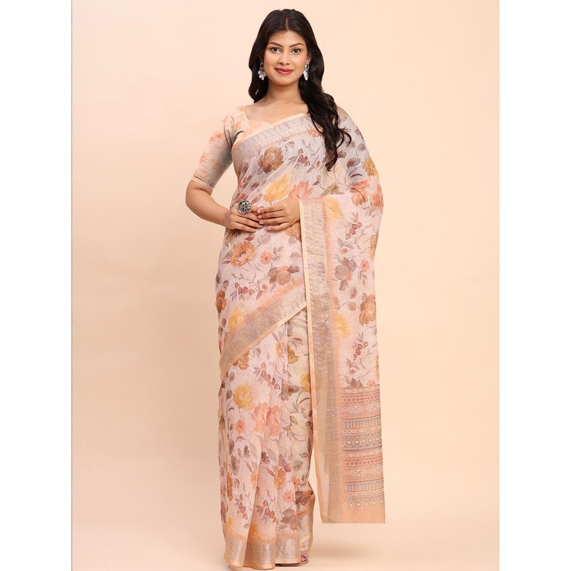 Astita Linen Blend Saree