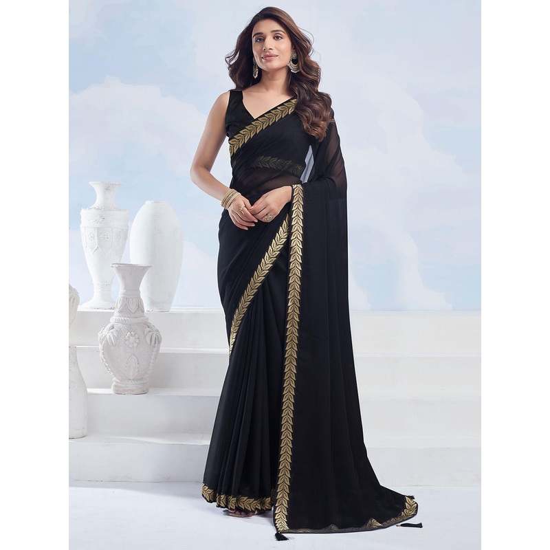 KALINI Woven Design Pure Georgette Saree
