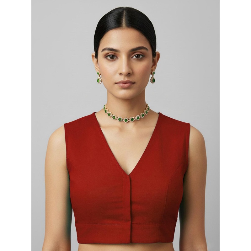 Thevasa V-Neck Sleeveless Forever Classy Blouse